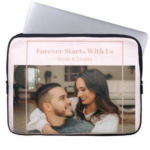 Personalisiertes Foto- und Text-Geschenk mit Roman Laptopschutzhülle
