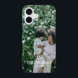 Personalisiertes Foto und Text iPhone 16 Hülle<br><div class="desc">Machen Sie eine Personalisierte Foto Liebe Herz-Sake Handy-Fall von Ricaso - fügen Sie Ihre eigenen Fotos und Text - Foto Keepsake Geschenke</div>