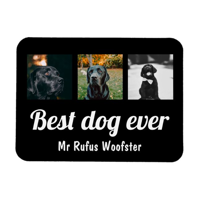 Personalisiertes Foto und  Text Magnet (Horizontal)