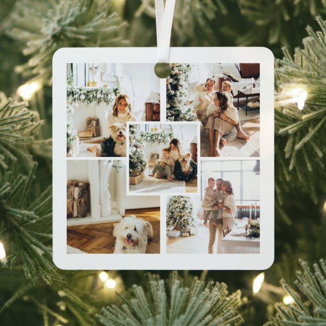 Personalisiertes Foto und  Text Ornament Aus Metall (InSitu)