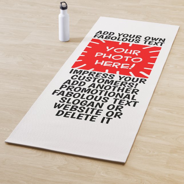 Personalisiertes Foto und Text Yoga Mattes, belieb Yogamatte (Beispiel)