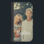 Personalisiertes Foto und Textbestiche schmücken d Galaxy S4 Geldbeutel Hülle<br><div class="desc">Personalisiertes Foto und Text besticht durch Gehäuse.</div>