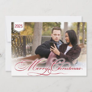 Personalisiertes Foto und Thema - Weihnachtskarte Feiertagskarte