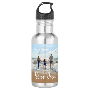 Personalisiertes Foto und Vorlage für benutzerdefi Edelstahlflasche