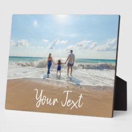 Personalisiertes Foto und Vorlage für benutzerdefi Fotoplatte
