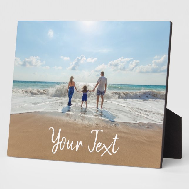 Personalisiertes Foto und Vorlage für benutzerdefi Fotoplatte (Seite)