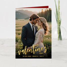 Personalisiertes Foto Unser erster Valentinstag