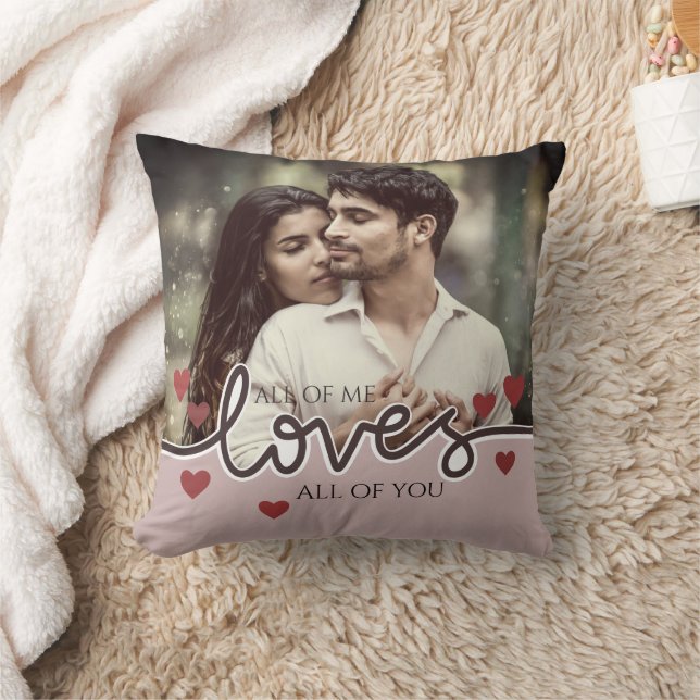 Personalisiertes Foto Valentinstag Liebe Kissen (Decke)