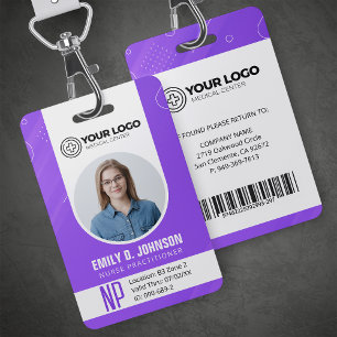 Personalisiertes Foto von Nurse Practitioner NP Ausweis