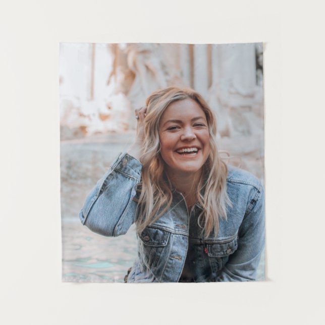 Personalisiertes Foto Wandteppich (Vorderseite)