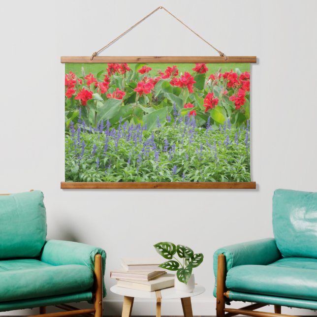 Personalisiertes Foto Wandteppich Mit Holzrahmen (Wohnzimmer)