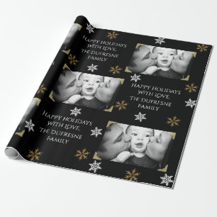 Personalisiertes Foto-Weihnachten Geschenkpapier