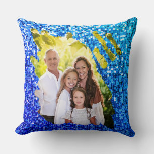 Personalisiertes Foto Weihnachten Kissen