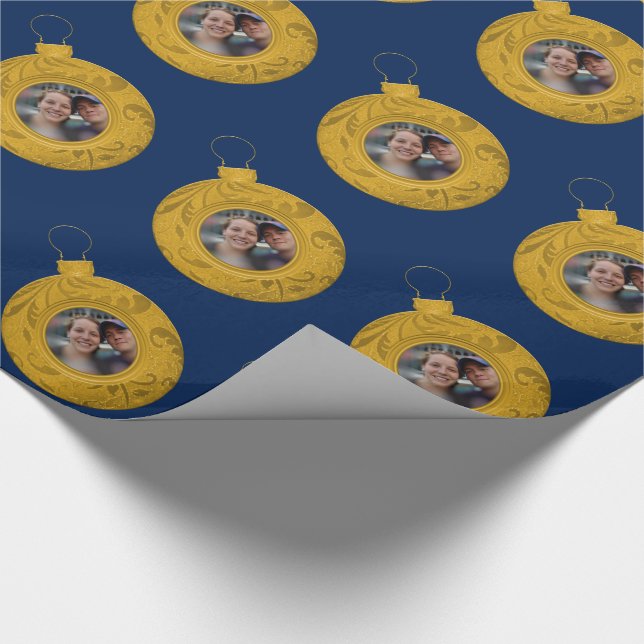 Personalisiertes Foto-Weihnachten schaffen Ihre Geschenkpapier (Ecke)