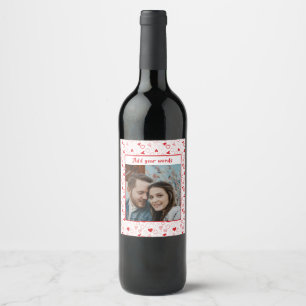 Personalisiertes Foto Weinetikett