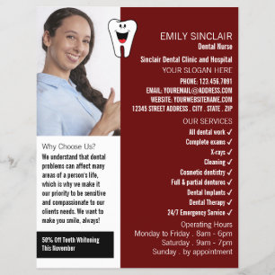 Personalisiertes Foto, Zahnmedizin, Zahnmedizin Flyer
