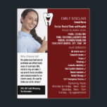 Personalisiertes Foto, Zahnmedizin, Zahnmedizin Flyer<br><div class="desc">Personalisiertes Foto,  Zahnheilkunde,  Flyer für Zahnwerbung durch den Visitenkarten-Store.</div>