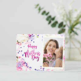 Personalisiertes Foto zum Muttertag Postkarte