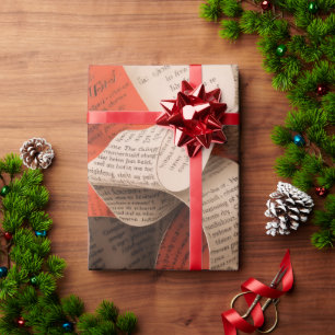 Personalisiertes Fotocollage-Geschenk Benutzerde Geschenkpapier