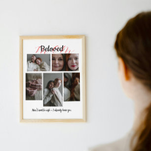 Personalisiertes Fotocollage-Geschenk für Mama Acrylschild