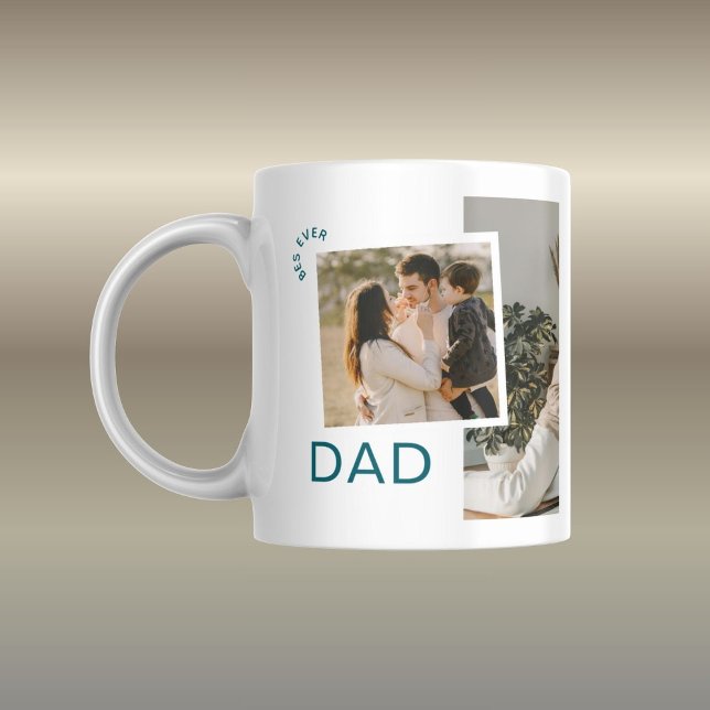 Personalisiertes Fotogesicht zum Vatertag Kaffeetasse (Von Creator hochgeladen)