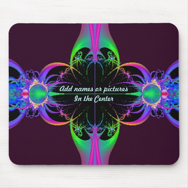 Personalisiertes Fraktal Mousepad (Vorne)