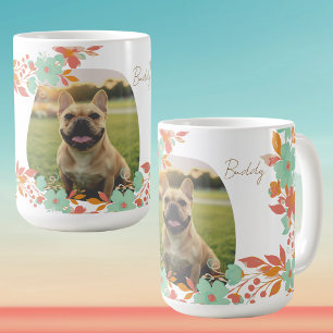 Personalisiertes Französische Bulldogge Foto & Nam Kaffeetasse
