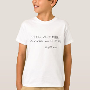 Personalisiertes französisches Zitat T-Shirt