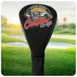 Personalisiertes Frisierte Auto Garage Retro Custo Golf Headcover