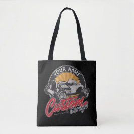 Personalisiertes Frisierte Auto Garage Retro Custo Tasche