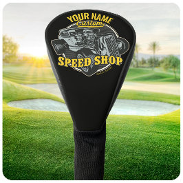 Personalisiertes Frisierte Auto Speed Shop Renngar Golf Headcover