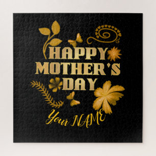 Personalisiertes Frohes Muttertagsgeschenk Gold Fl