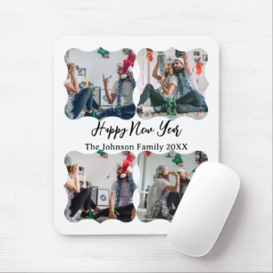 Personalisiertes Frohes Neues Jahr Schrift 4 Colla Mousepad
