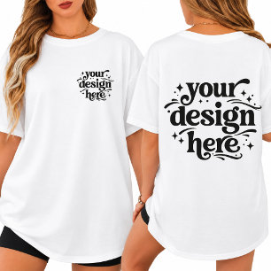 Personalisiertes Front- und Rückendesign mit indiv T-Shirt