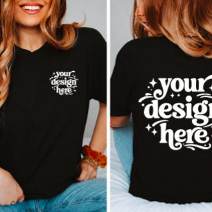 Personalisiertes Front- und Rückendesign mit indiv T-Shirt
