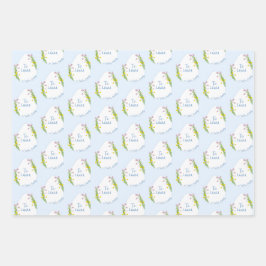 Personalisiertes Frühgeburteneier Geschenkpapier Set