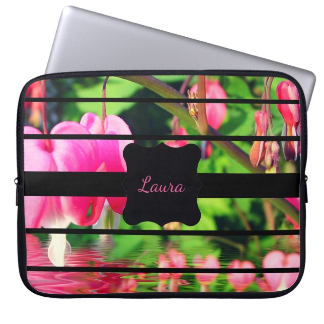 Personalisiertes Fuchsiendesign Laptopschutzhülle (Vorderseite)