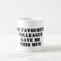 Personalisiertes Funny Colleague Geschenk Geheimni
