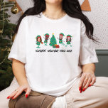 Personalisiertes Funny Face Foto Weihnachtself T-Shirt<br><div class="desc">Erleben Sie mit unserer Familie und Freunden Custom Elf Face Feststimmung T - Shirt für Weihnachten! Personalisieren Sie den T - Shirt mit bezaubernden Elfendesigns, und fügen Sie die Gesichter Ihrer Familie hinzu, um es einzigartig zu machen. Dieses Shirt ist ideal für Fotos oder Ansammlungen. Ideal für Familienfeiern, Gruppenveranstaltungen und...</div>