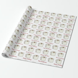 Personalisiertes Funny Toilet Papier glücklich Url Geschenkpapier