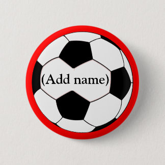 Personalisiertes Fußball-Button/Knopf Button