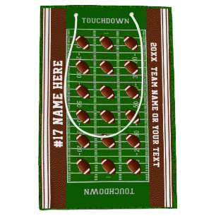 Personalisiertes Fußball-Geschenk sackt 4 Größe Mittlere Geschenktüte