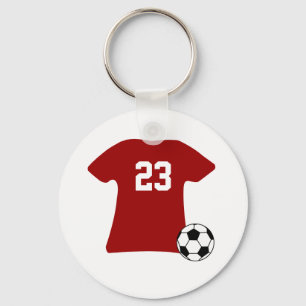 Personalisiertes Fußball-Shirt mit Schlüsselanhänger