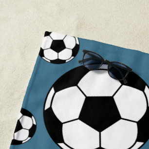 Personalisiertes Fußball-Sport-Sommer-Strandtuch Strandtuch