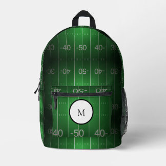 Personalisiertes Fußballfeld Bedruckter Rucksack