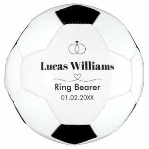 Personalisiertes Fußballring-Träger-Geschenk Fußball
