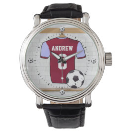 Personalisiertes Fußballspiel Armbanduhr