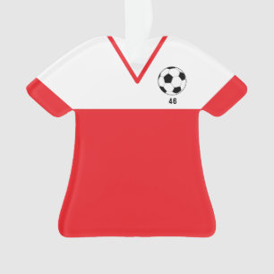 Personalisiertes Fußballtrikot-Ornament - Sportges Ornament