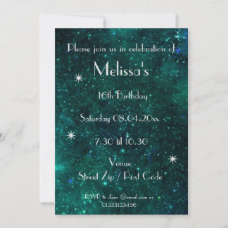 Personalisiertes Galaxy-Party Einladung