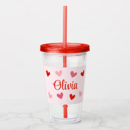 Personalisiertes Galentinisches Gastgeschenk-Gesch Acryltrinkbecher
